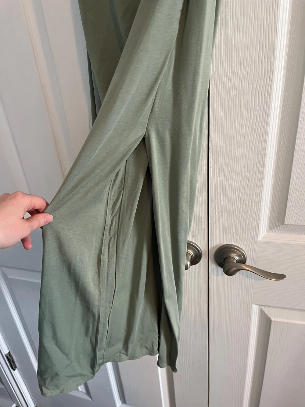 Abercrombie & Fitch Sage Green Maxi Dress